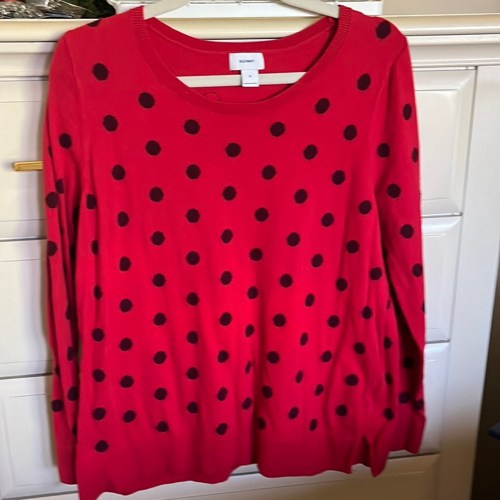 Old Navy - Crew polka dot sweater Size: XL